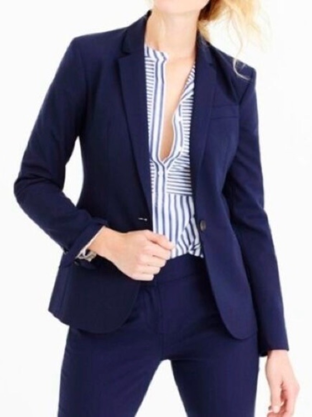 J. Crew Navy Blazer Size 12